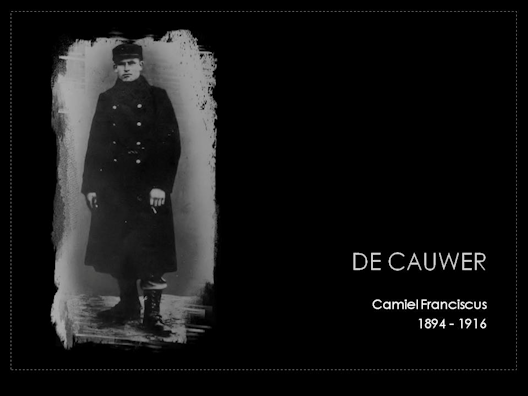 de cauwer camiel franciscus 1894-1916