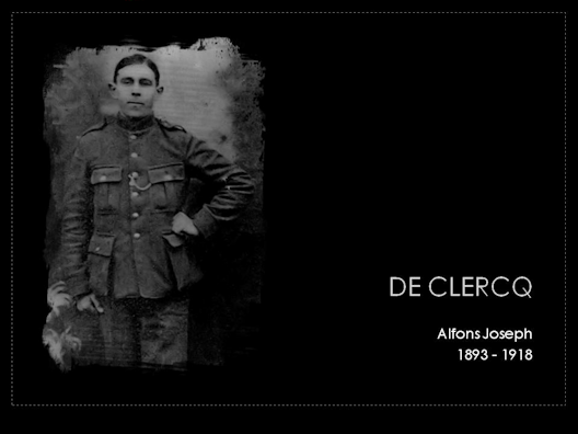 de clercq alfons joseph 1893-1918
