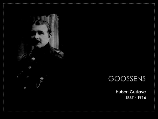 goossens hubert gustave 1887-1916