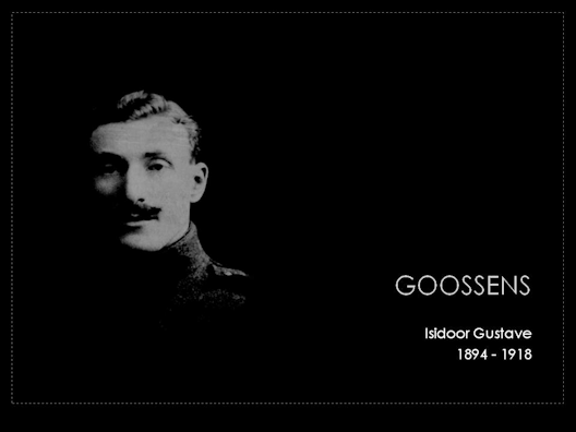 goossens isidoor gustave 1894-1918