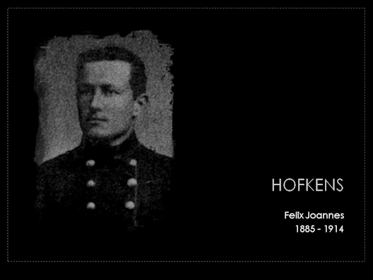 hofkens felix joannes 1885-1914