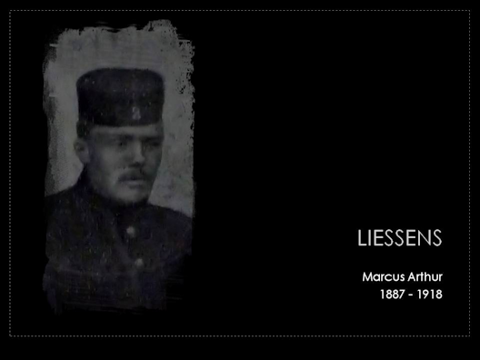 liessens marcus arthur 1887-1918
