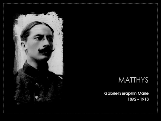 matthys gabriel seraphin marie 1892-1918