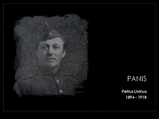 panis petrus livinus 1894-1918