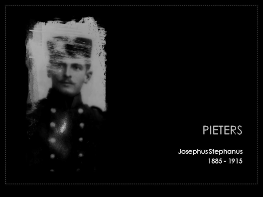 pieters josephus stephanus 1885-1915