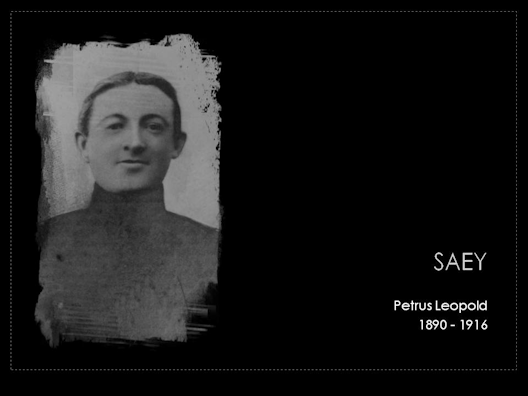 saey petrus leopold 1890-1916